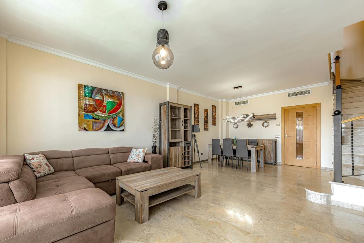 Spacious Ocean View Family Townhouse Puerto de Santiago  Bagian luar foto