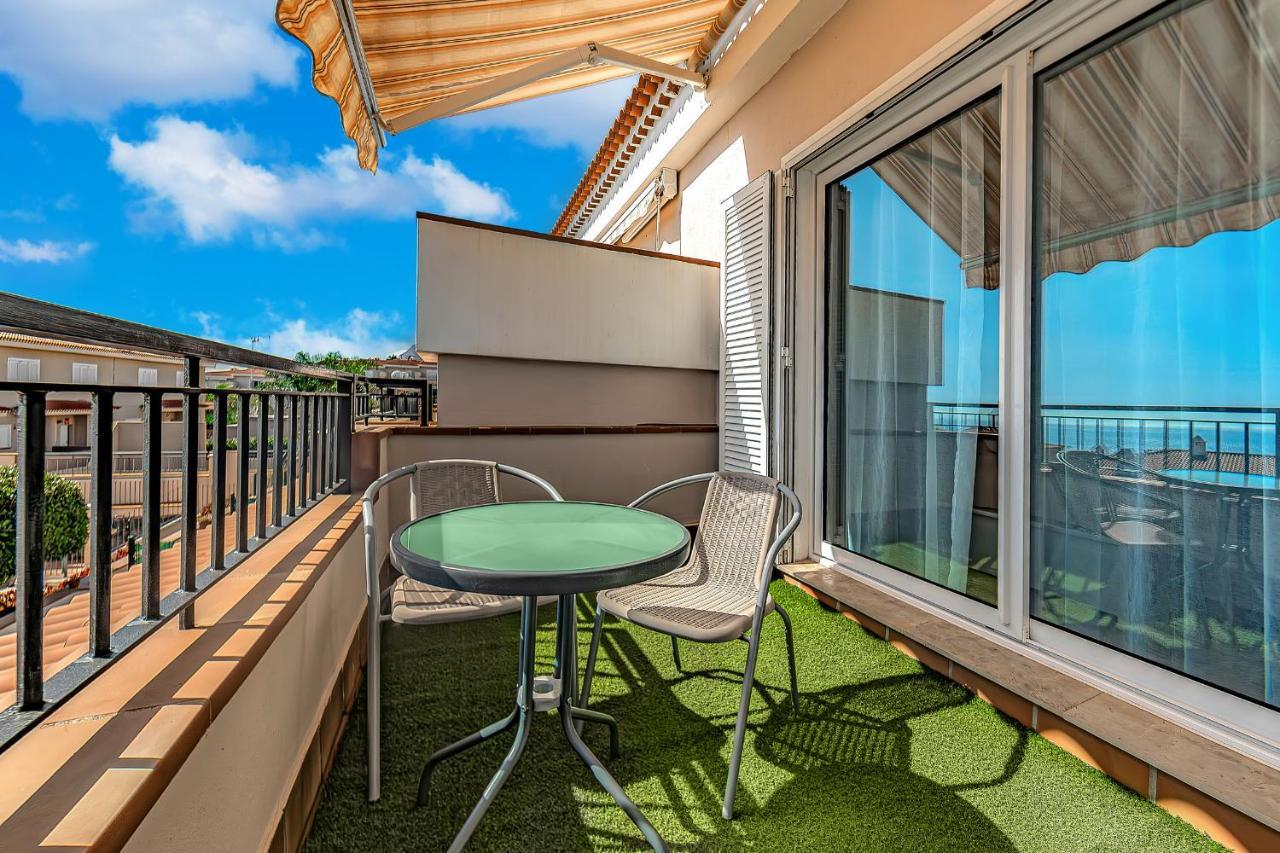 Spacious Ocean View Family Townhouse Puerto de Santiago  Bagian luar foto