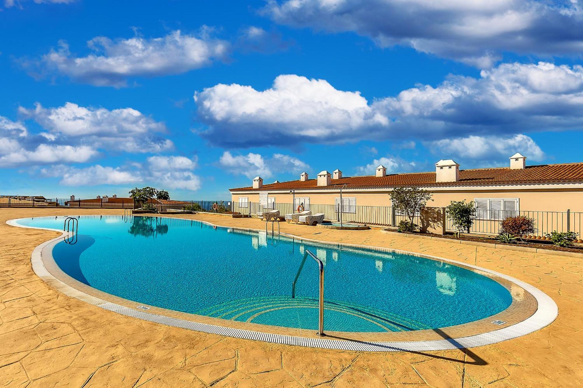 Spacious Ocean View Family Townhouse Puerto de Santiago  Bagian luar foto