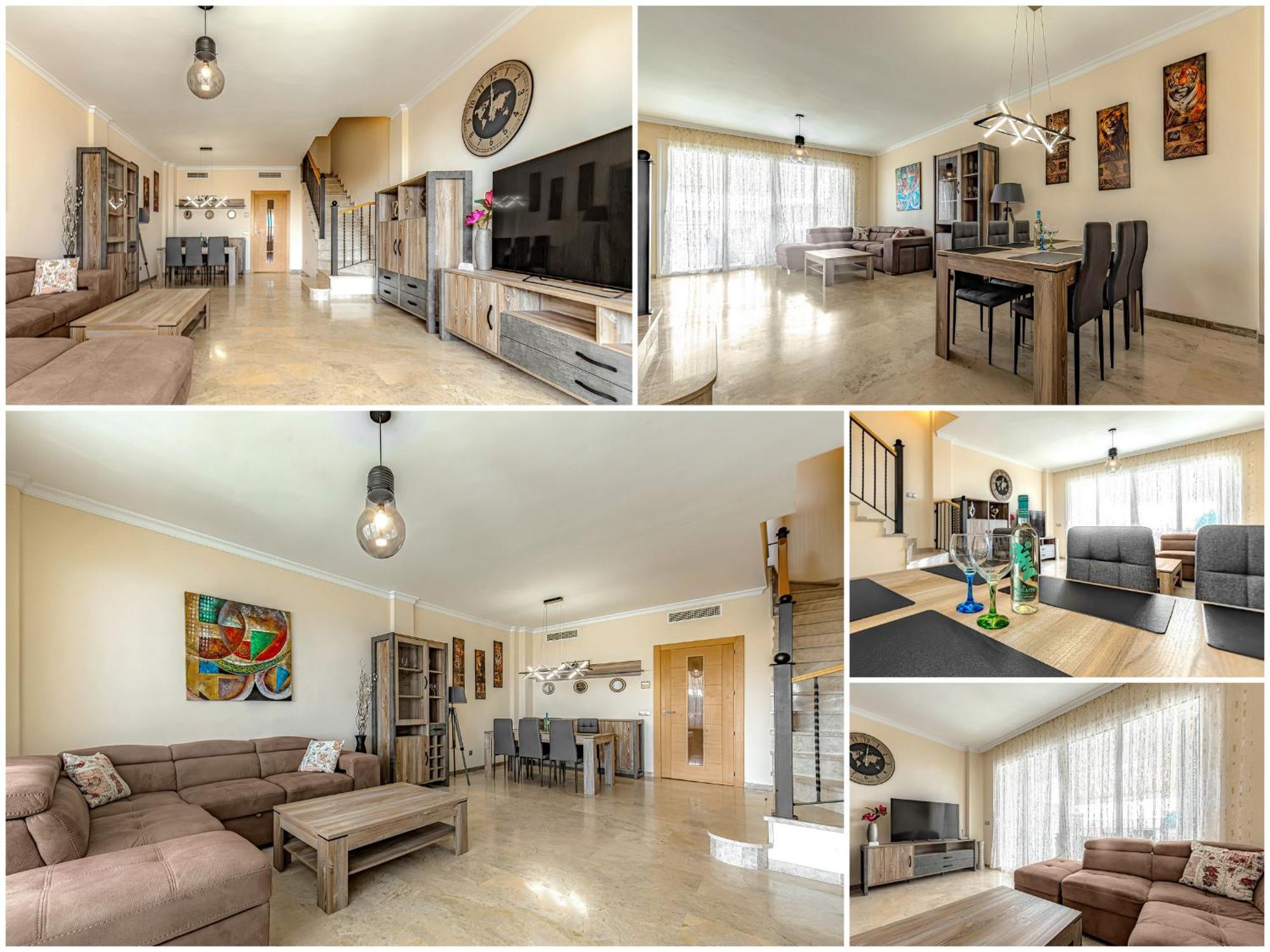 Spacious Ocean View Family Townhouse Puerto de Santiago  Bagian luar foto